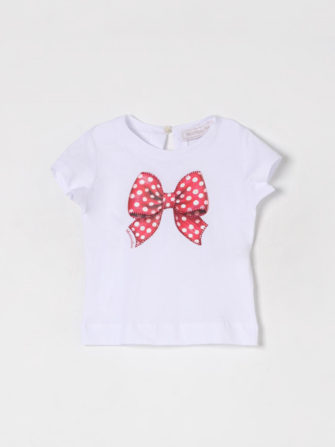 Monnalisa T-shirt  Kinder Farbe Weiss In Weiss