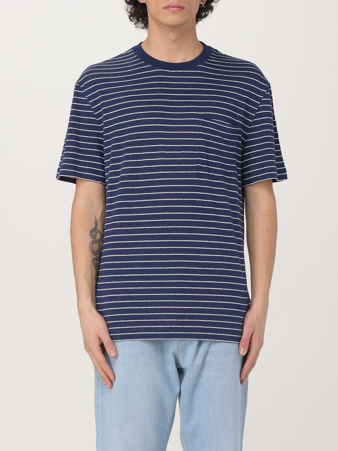 Brunello Cucinelli Striped Linen Stretch Jersey T-shirt In