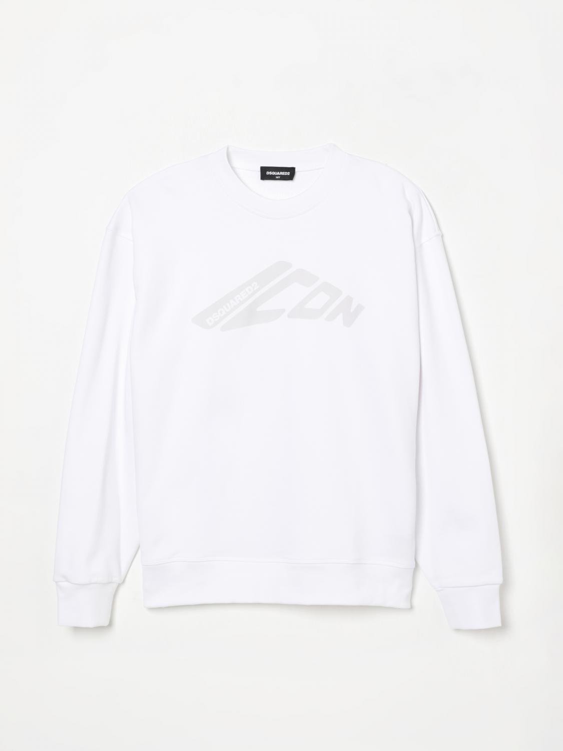 Dsquared2 Sweater Kids Color White In Weiss