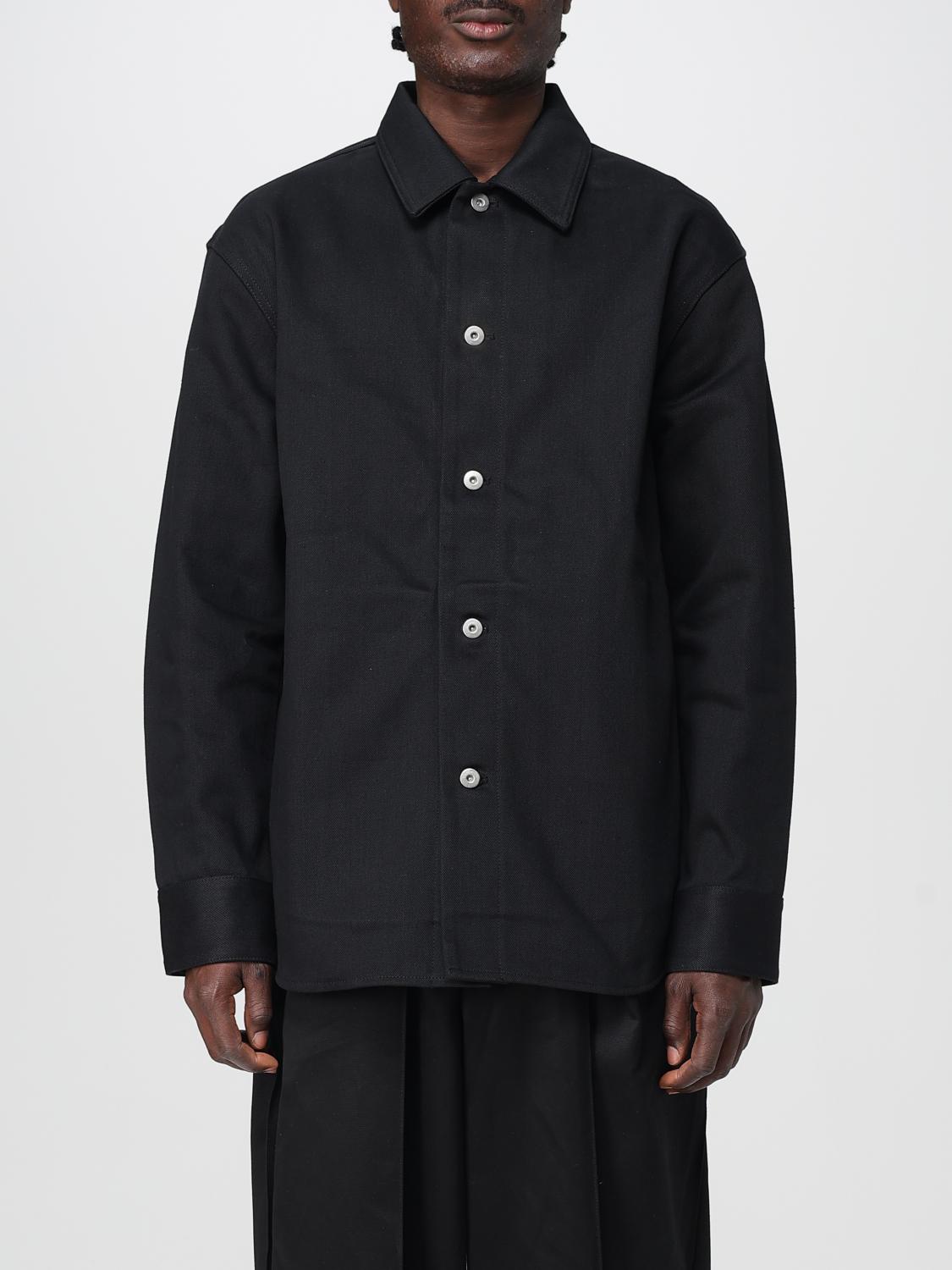 Jil Sander Men's Logo Jacket In Black
