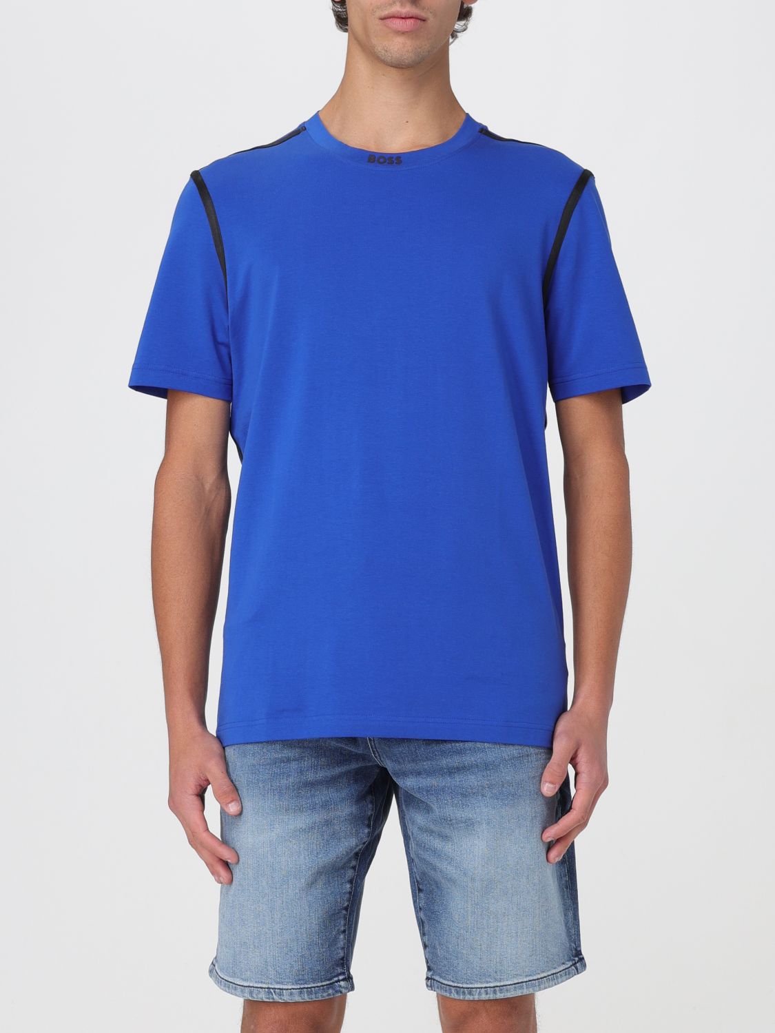 Hugo Boss Boss T-shirts And Polos In Blue 1
