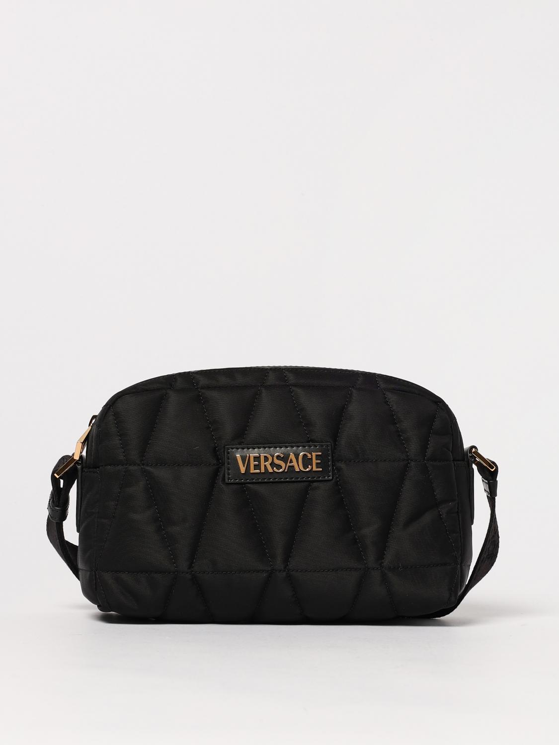 Shoulder Bag VERSACE Men color Black