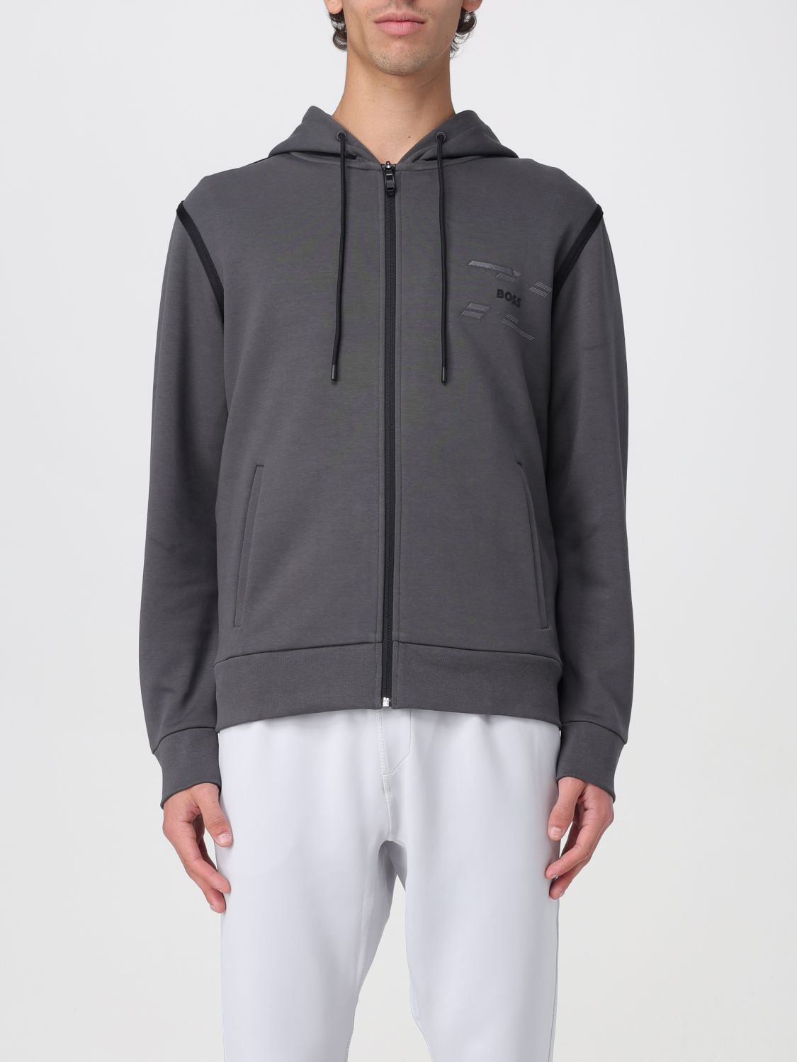 Shop Hugo Boss Sweatshirt Boss Men Color Grey