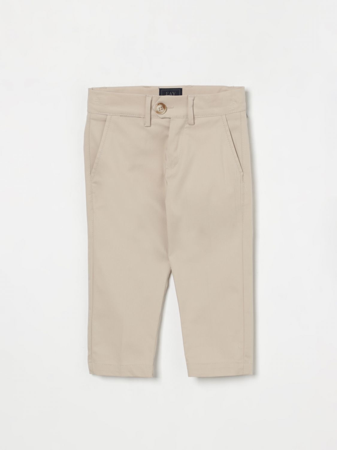 Fay Junior Pants  Kids Color Beige In Beige