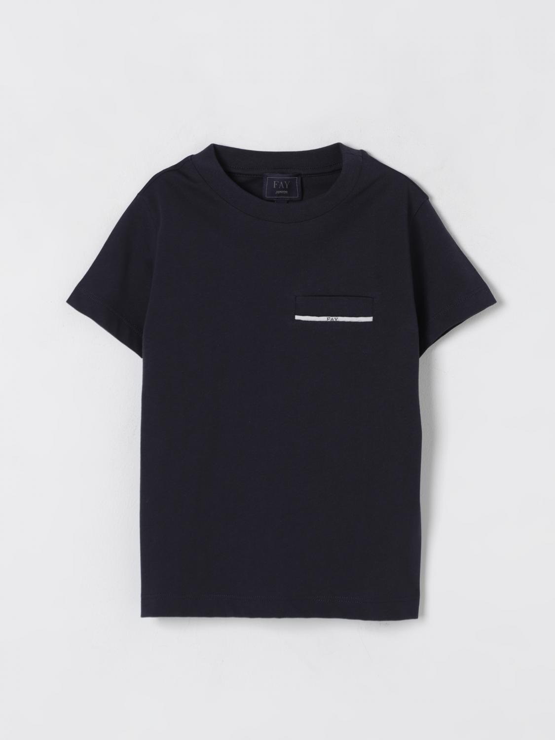 Fay Junior T-shirt Kinder Farbe Navy In Navy