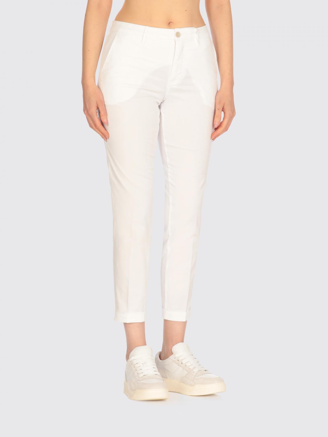 Fay Pantalone Donna Colore Bianco