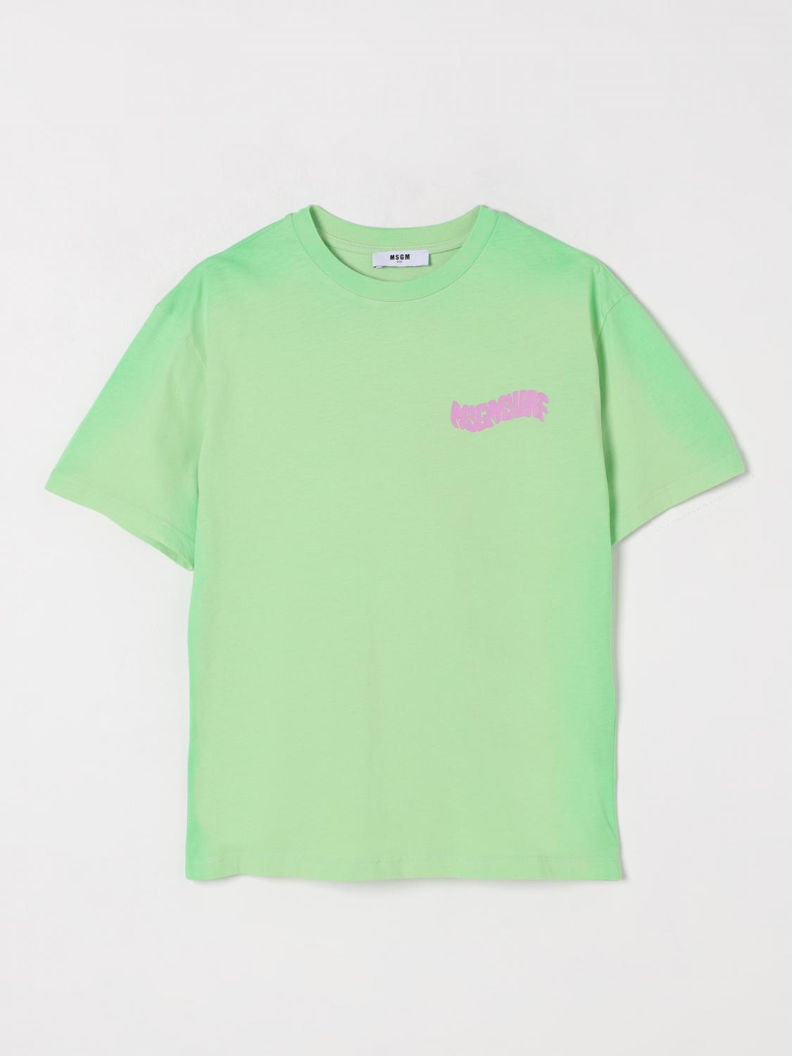 Msgm T-shirt Kids Kids Color Green In Grün