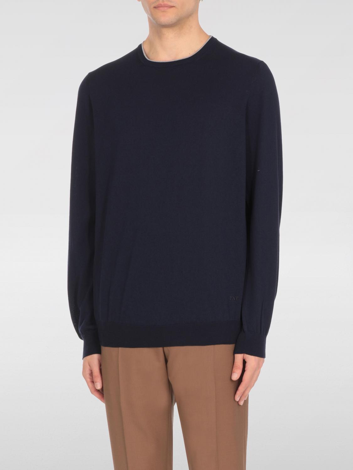 Fay Sweater Men Color Blue