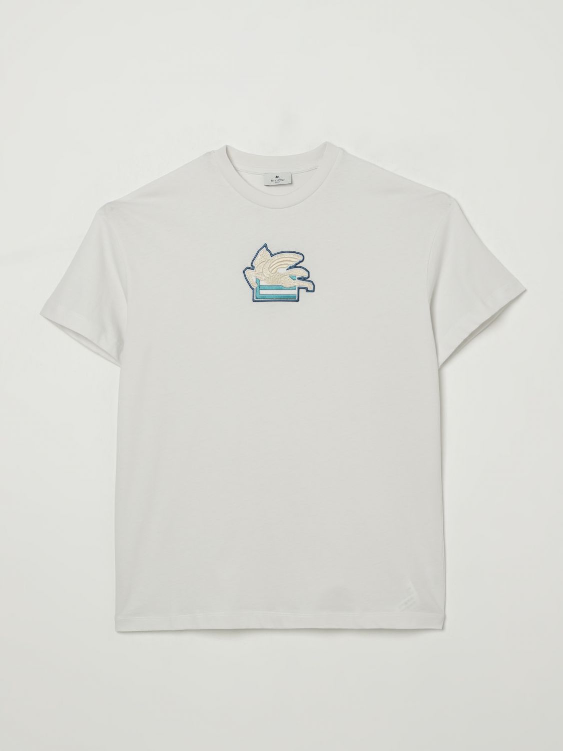 Etro White T-shirt For Boy Pegasus
