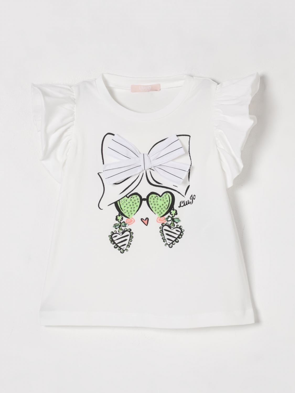 Shop Liu •jo T-shirt Liu Jo Kids Color White In Weiss