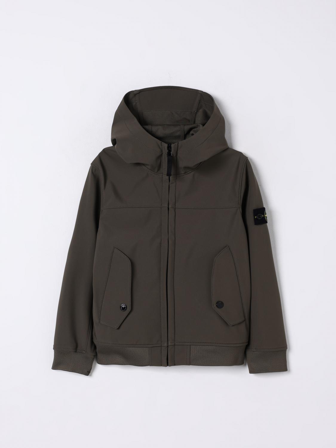 Stone Island Jacket  Junior Kids Color Green In Green