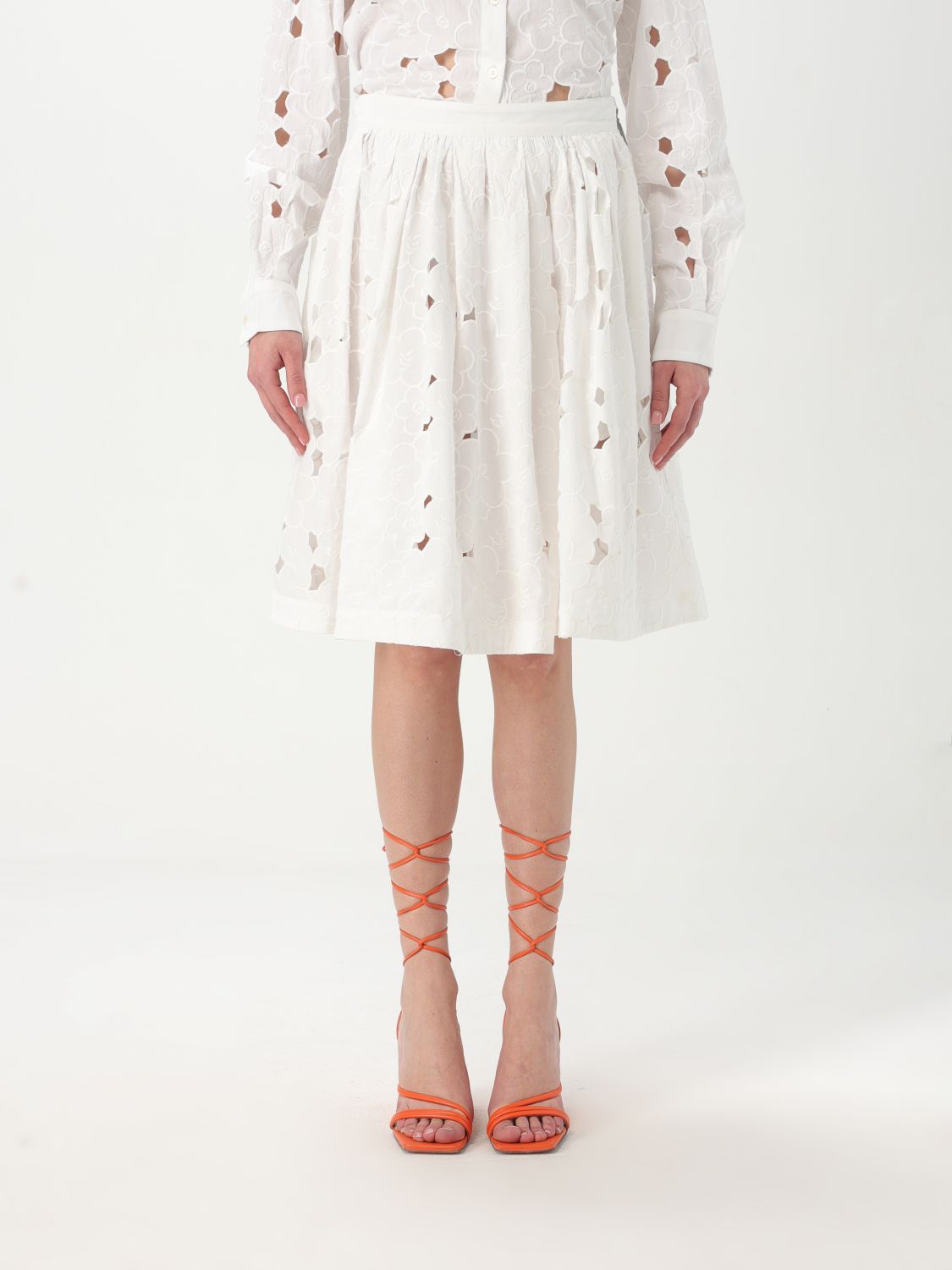 MSGM SKIRT MSGM WOMAN COLOR WHITE G65704001