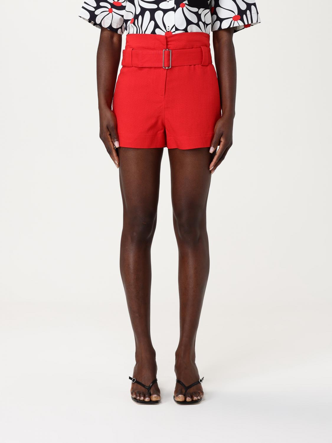 Msgm Short  Woman Color Red In Red