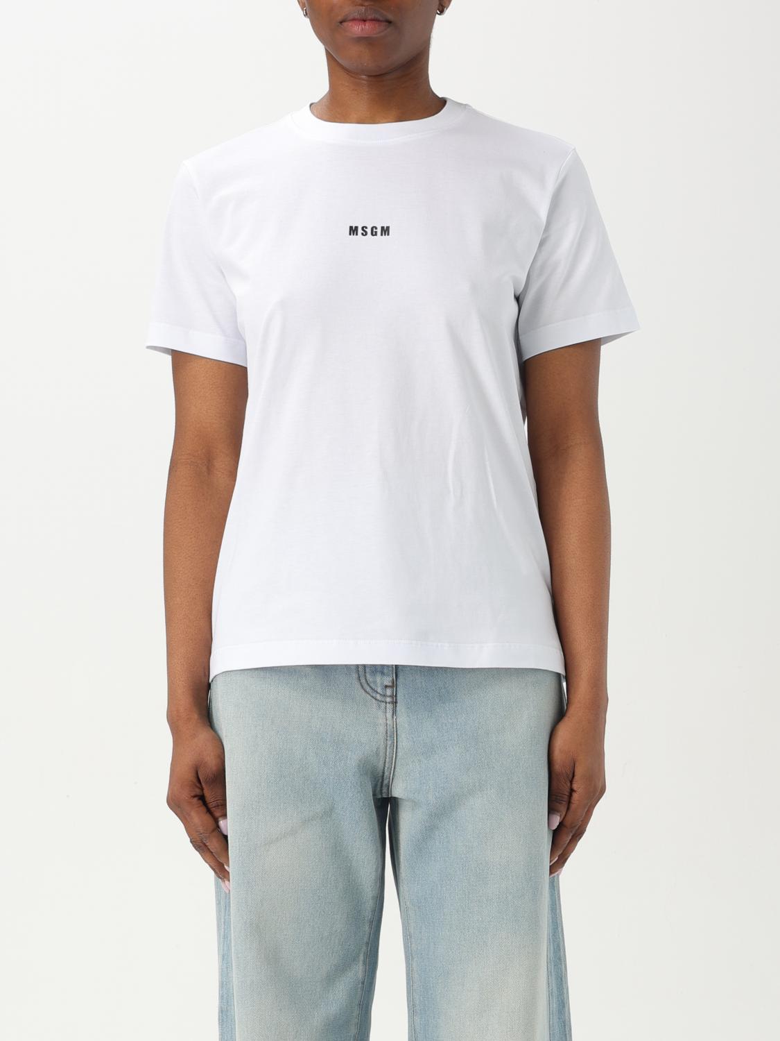 Msgm Cotton T-shirt In White