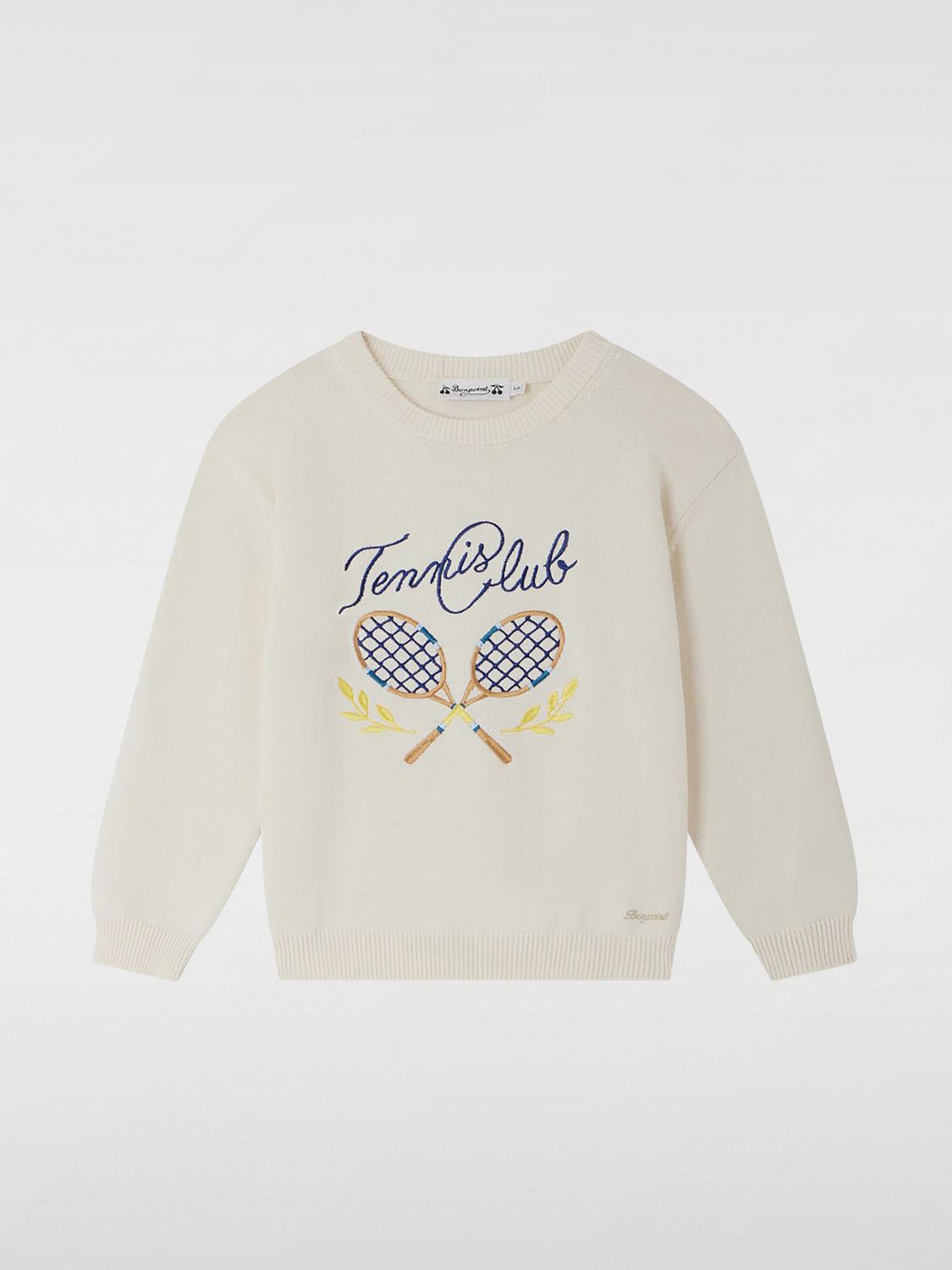 Bonpoint Sweater Kids Color Ecru In Ecru
