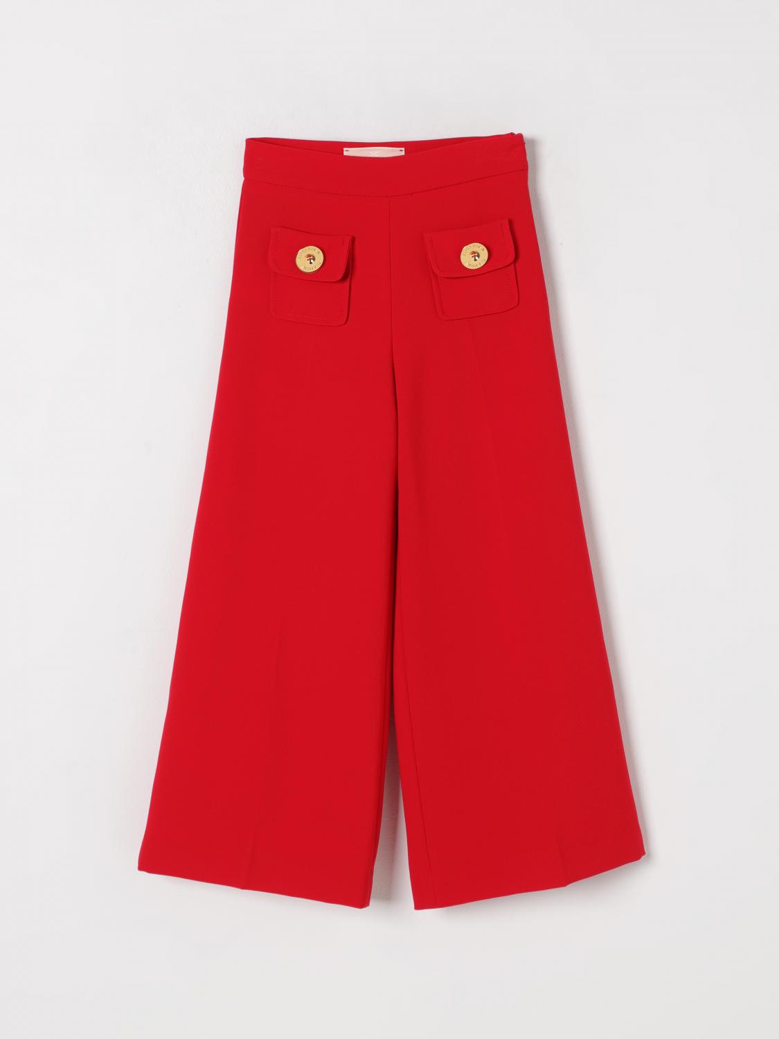 ELISABETTA FRANCHI LA MIA BAMBINA PANTS ELISABETTA FRANCHI LA MIA BAMBINA KIDS COLOR RED G65751014