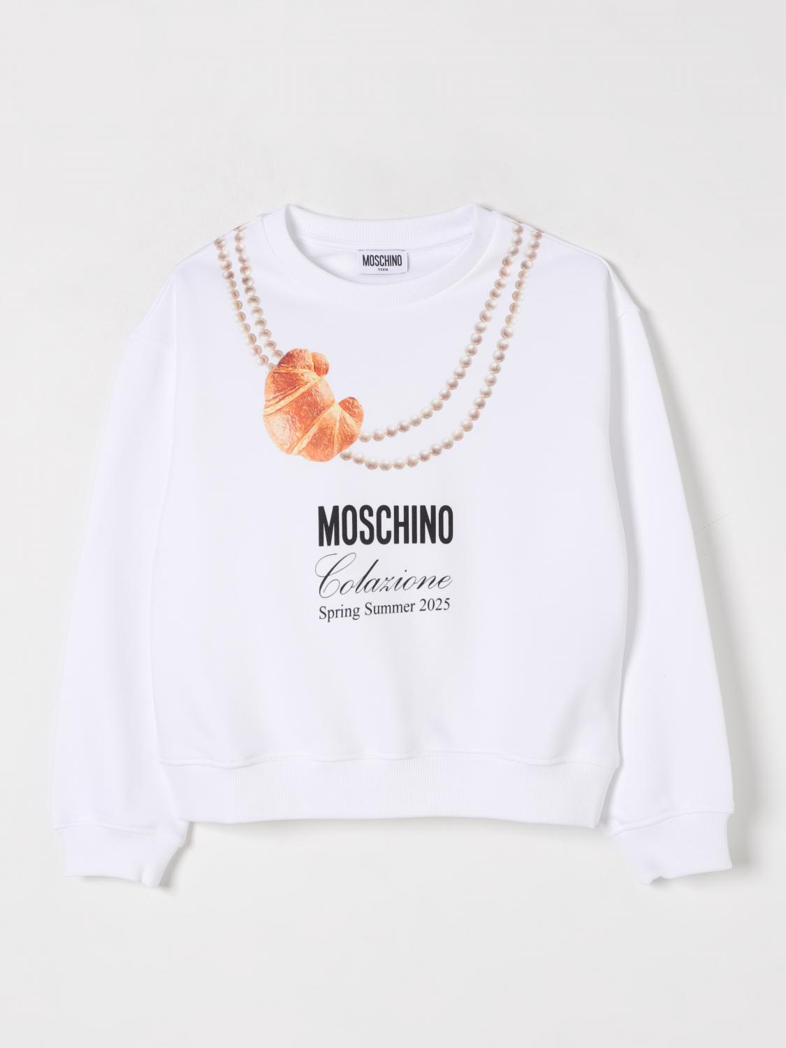 Moschino Pullover  Kinder Farbe Weiss In Weiss