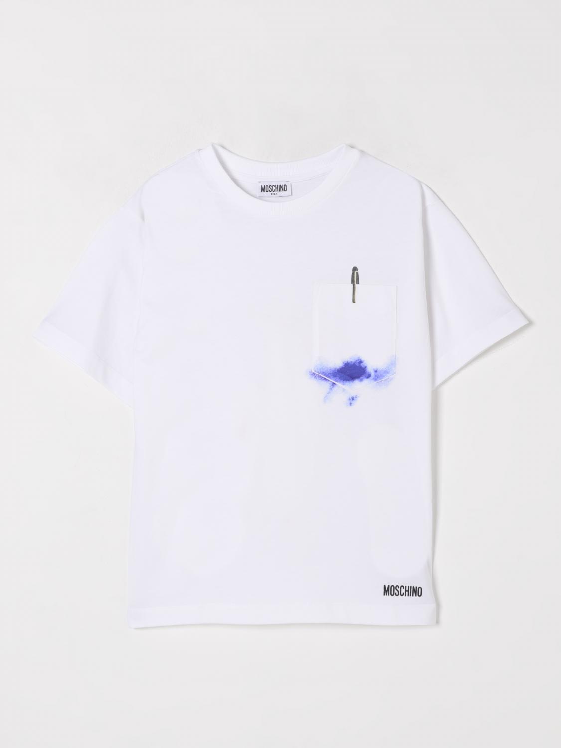 Moschino T-shirt Kids Color White In White