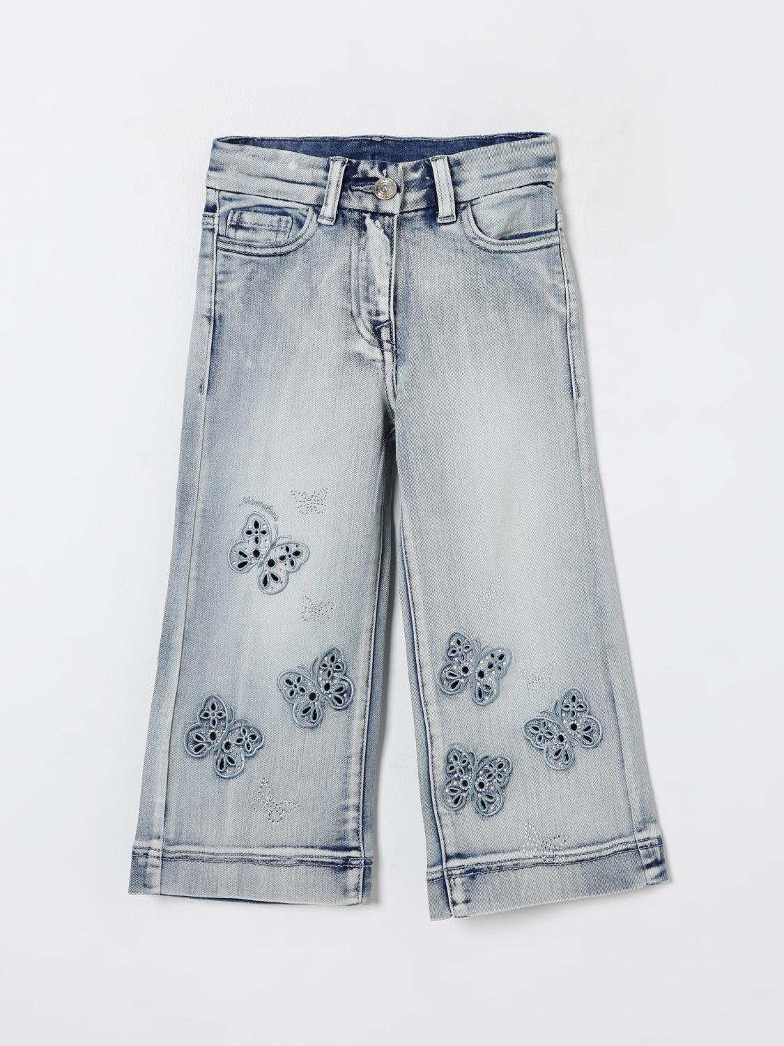 Monnalisa Jeans Kinder Farbe Denim In Denim