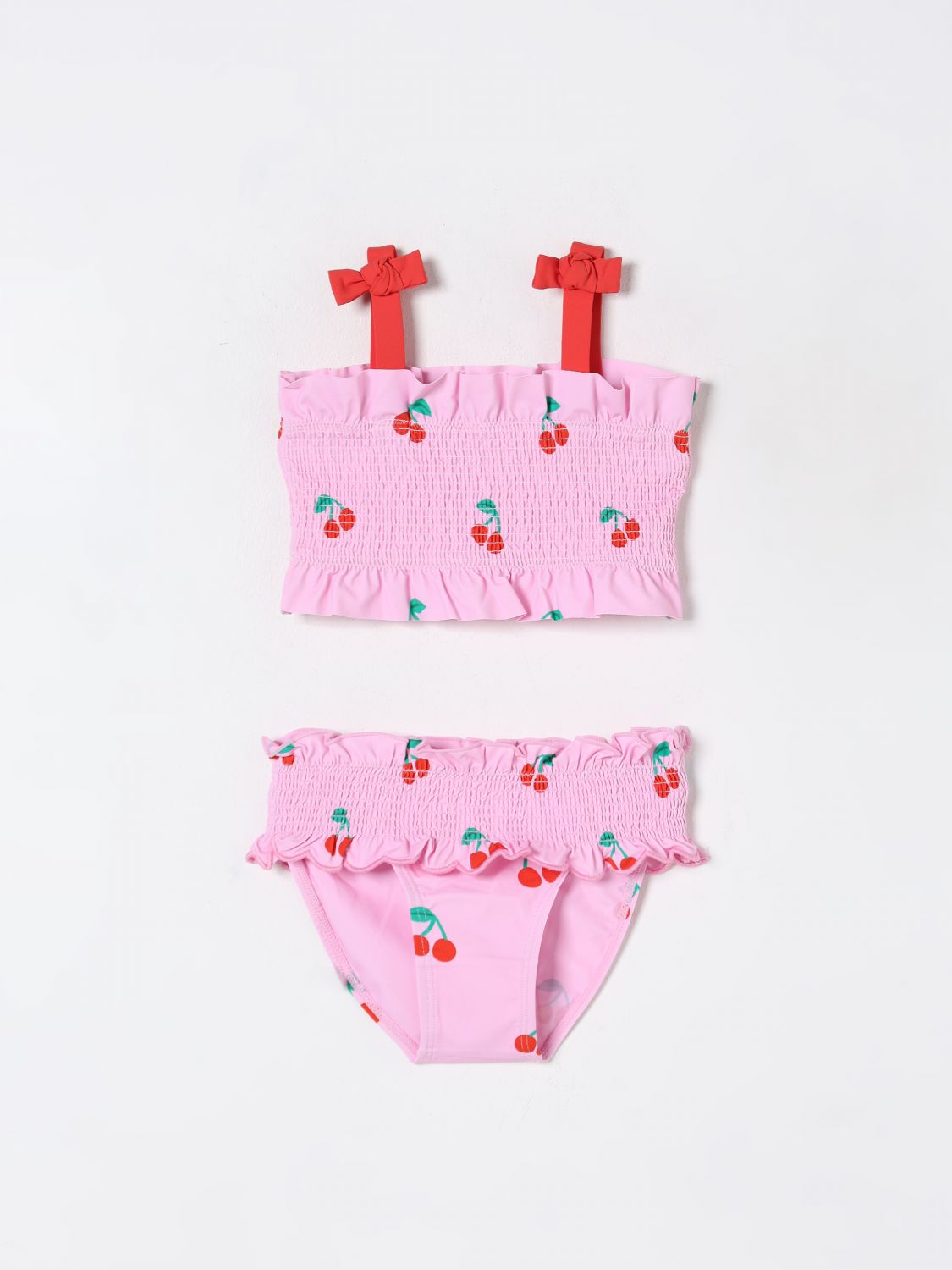 Stella Mccartney Costume Con Stampa In Pink