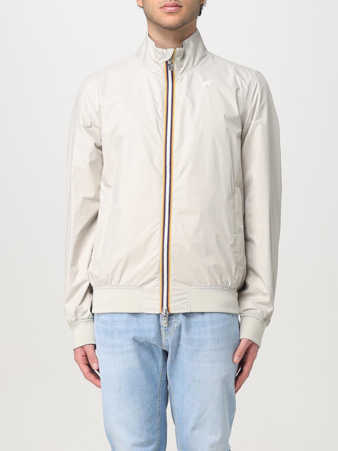K-way Jacket Men Color Mastic In Mastic