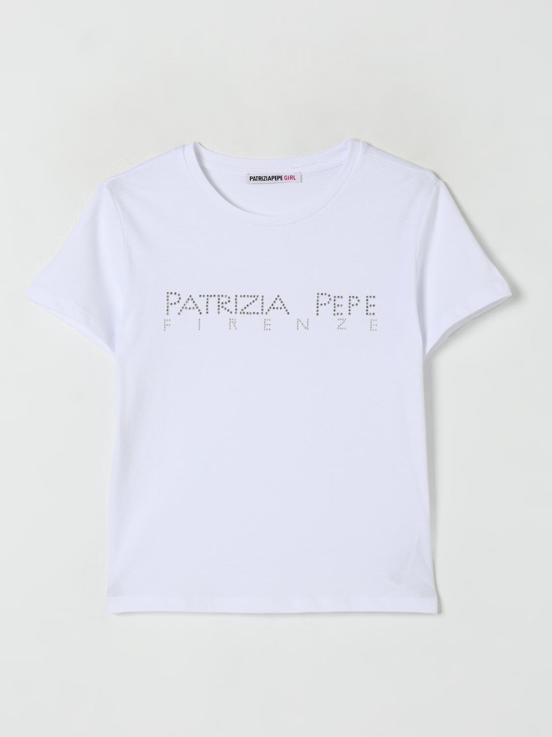 Patrizia Pepe T-shirt Kinder Farbe Weiss