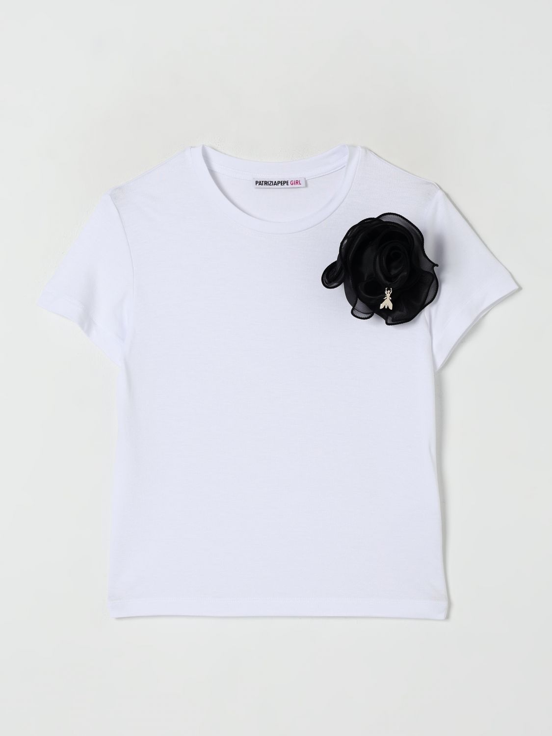 Patrizia Pepe T-shirt Kinder Farbe Weiss 1