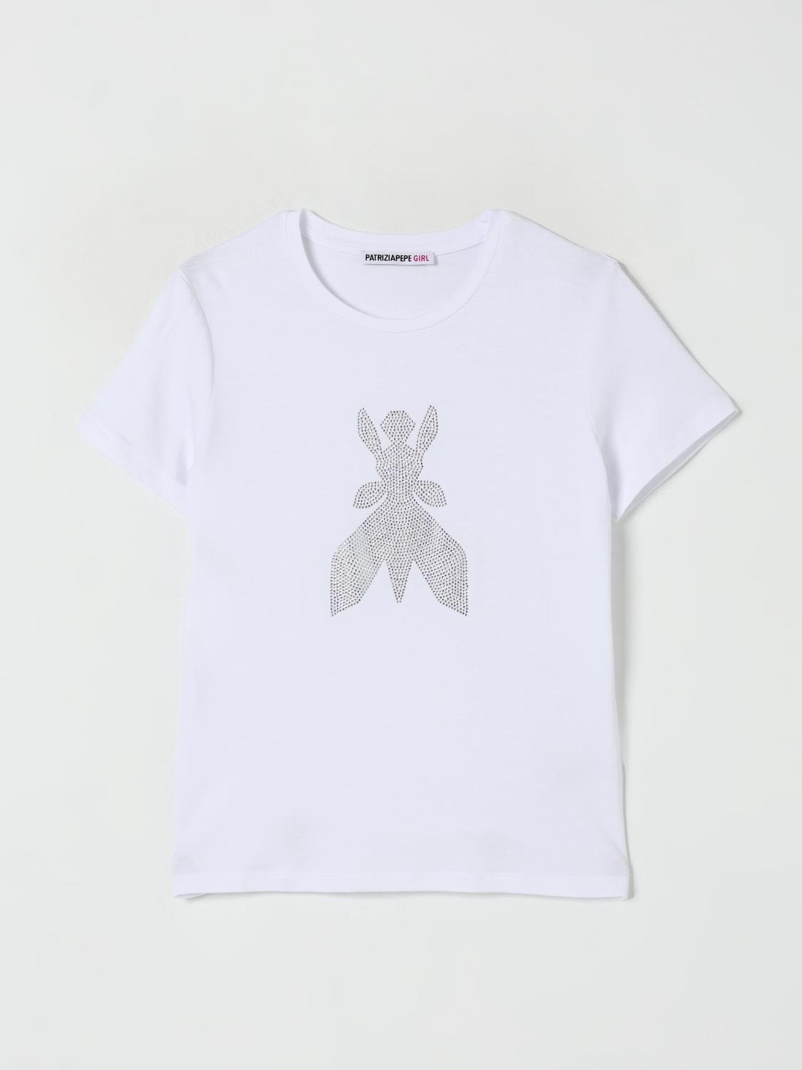 Patrizia Pepe T-shirt Kinder Farbe Weiss