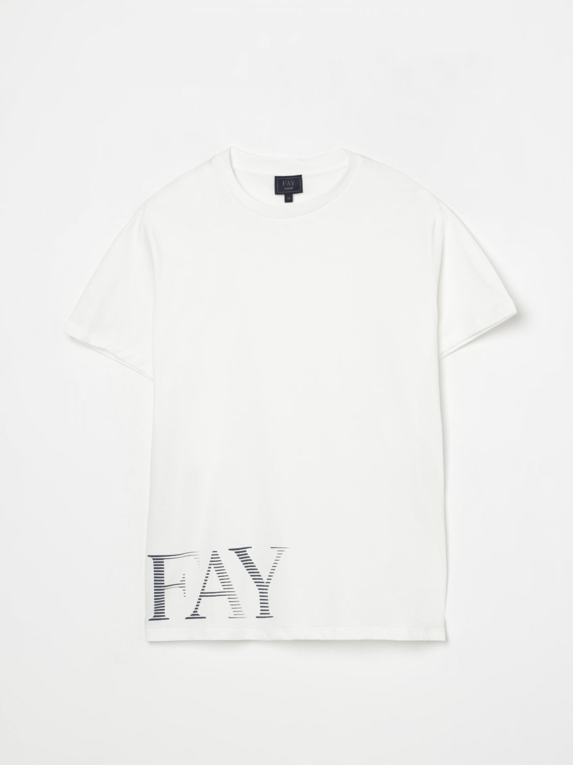 Fay Junior T-shirt  Kids Color White In White