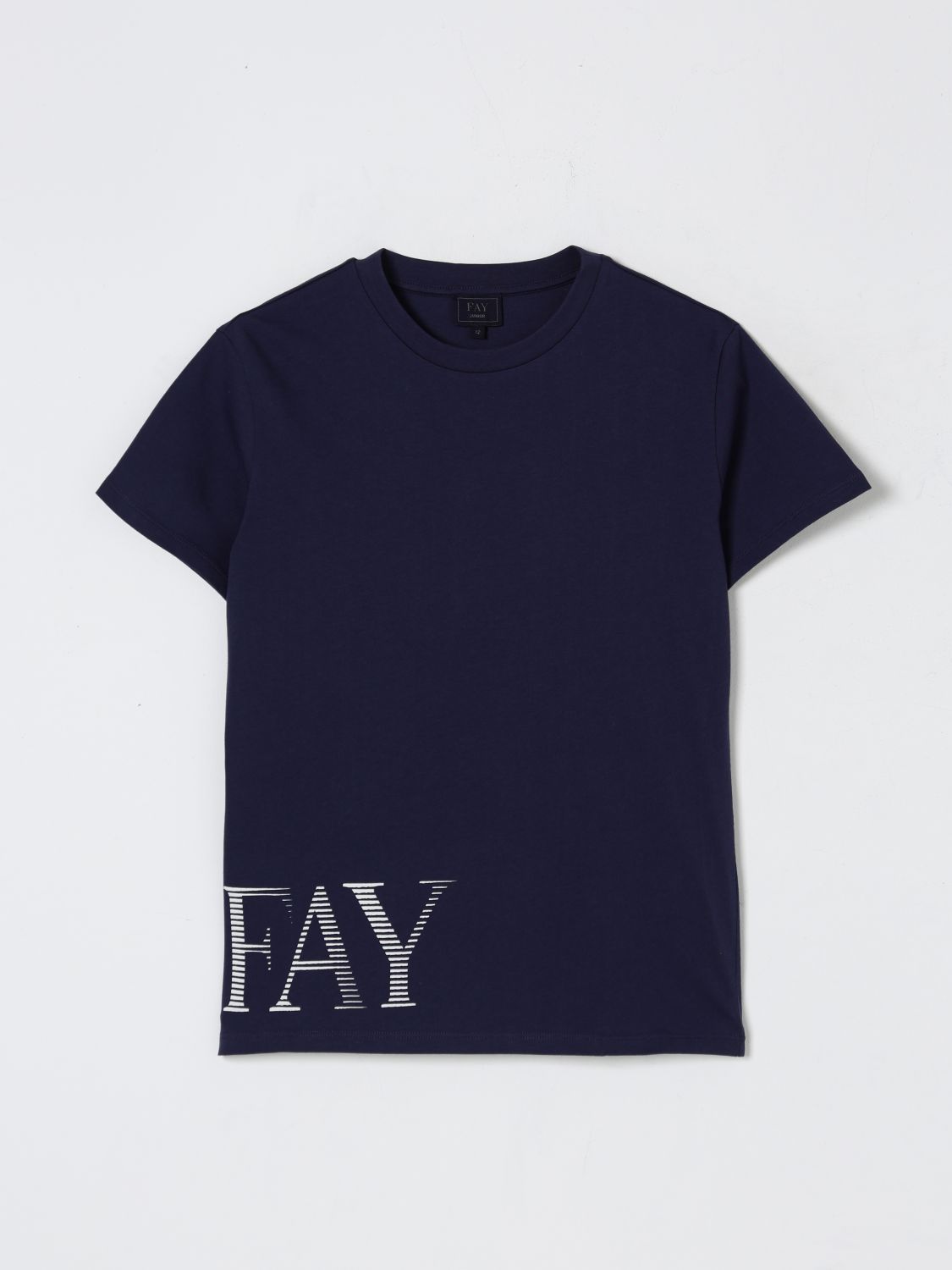 Shop Fay Junior T-shirt Kids Color Blue
