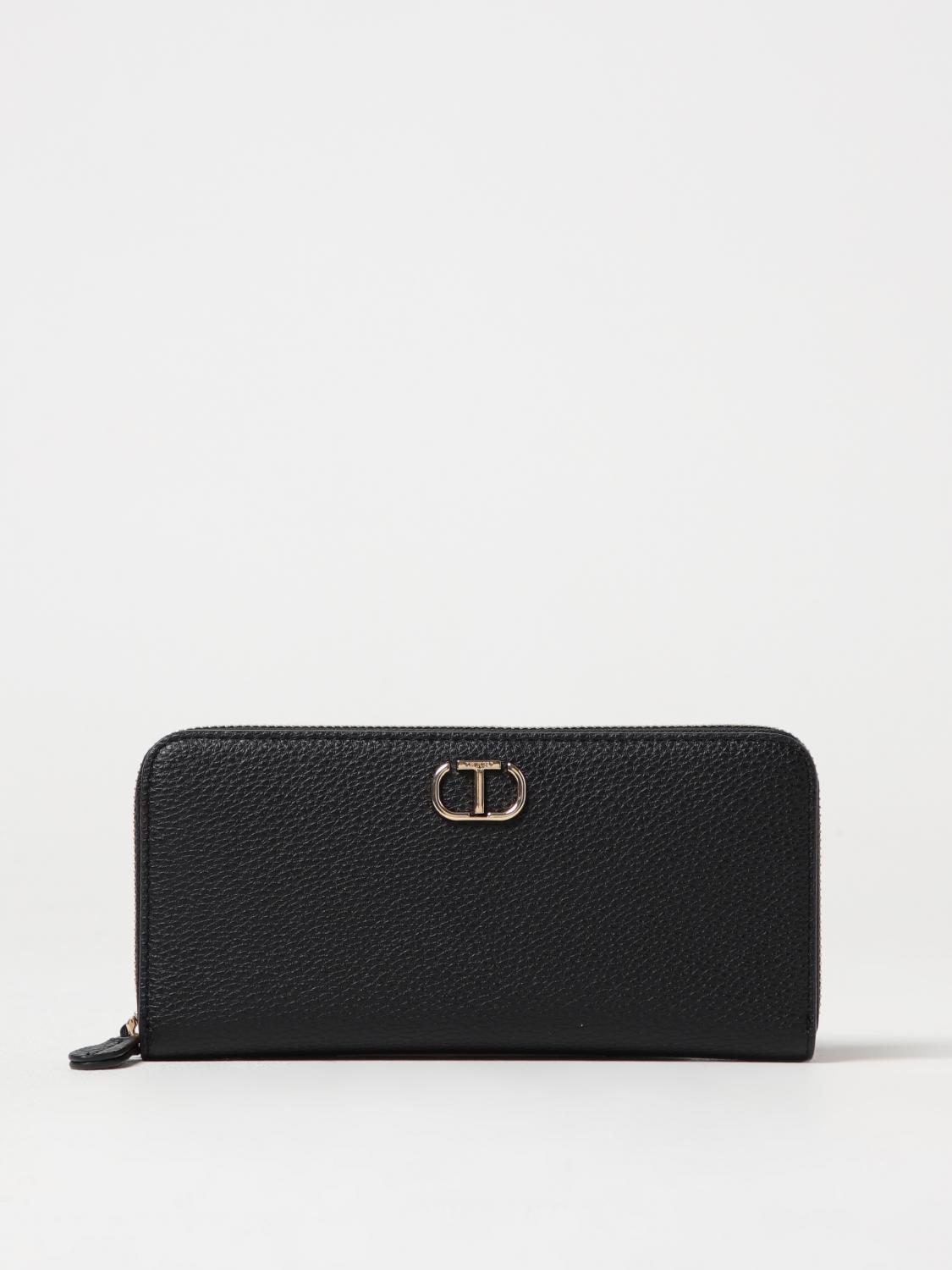 Twinset Wallet Woman Color Black In Black