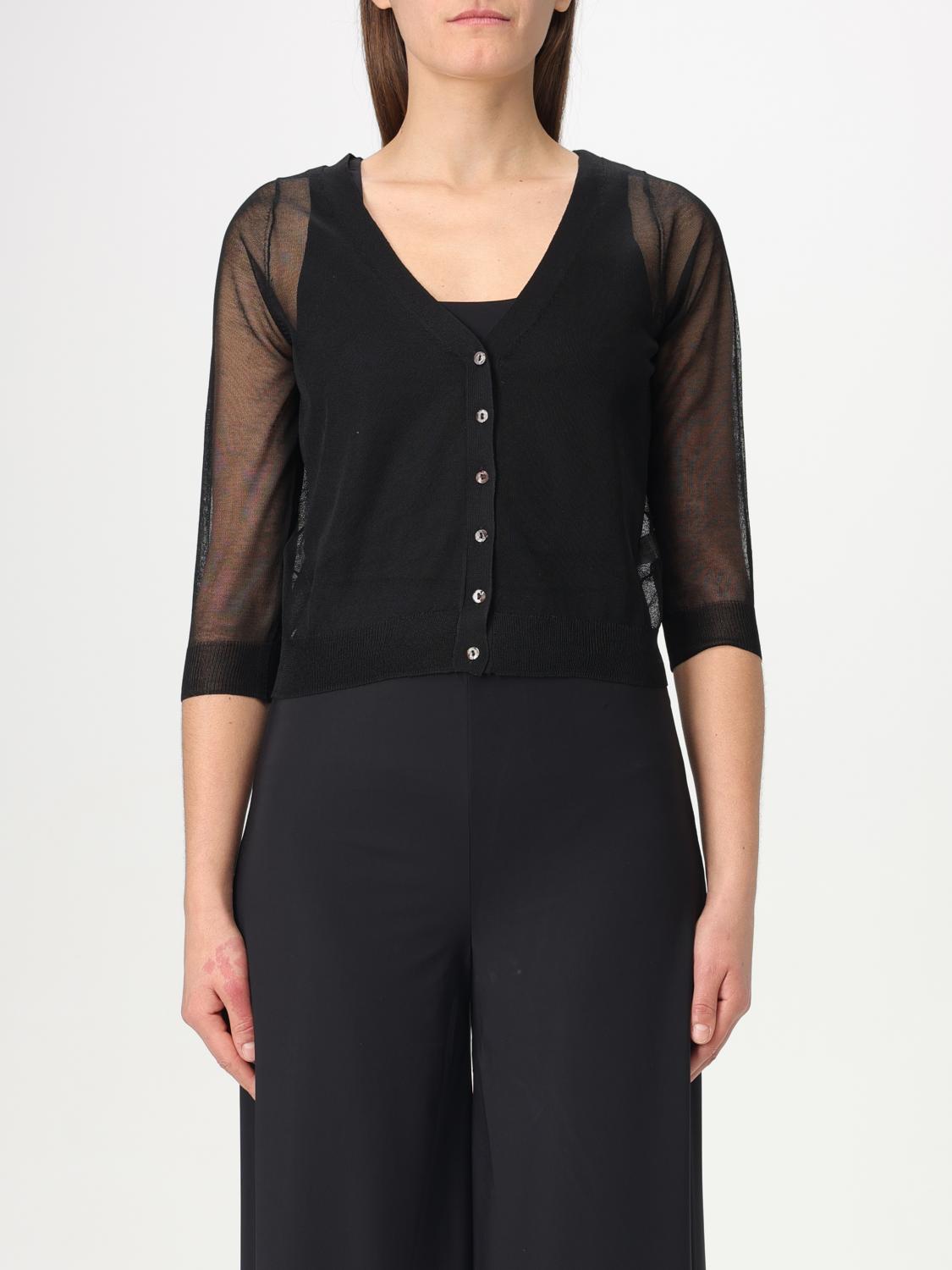 Maliparmi Cardigan Woman Color Black In Black