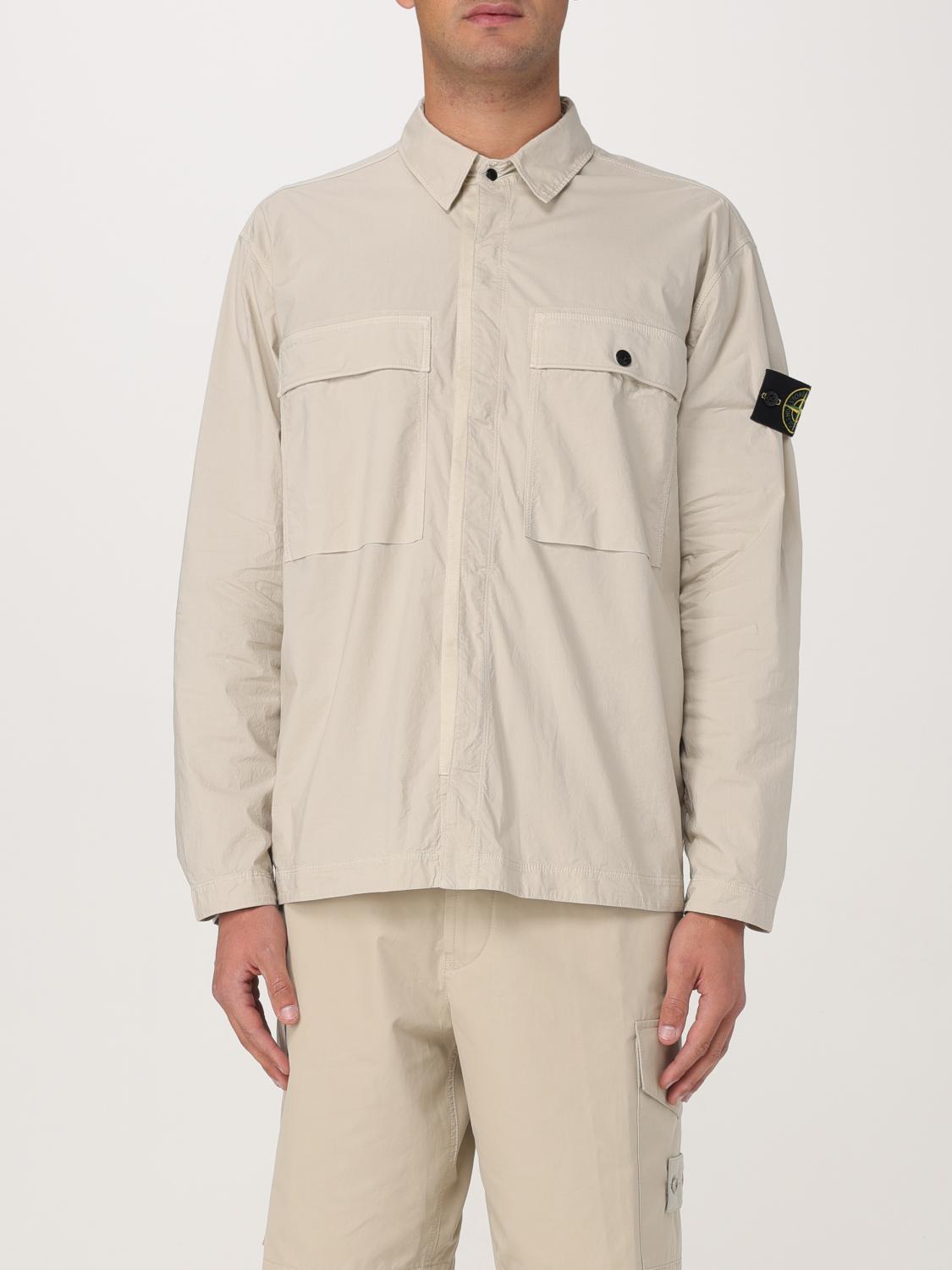 Stone Island Shirt  Men Color Sand In Sand