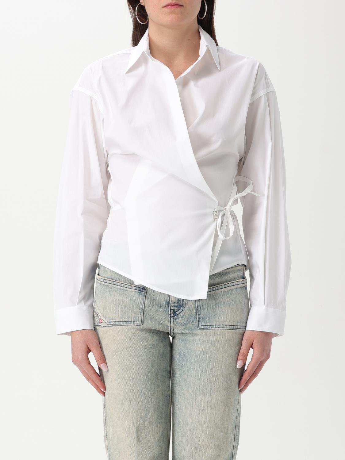 Diesel Shirt Woman Color White In White
