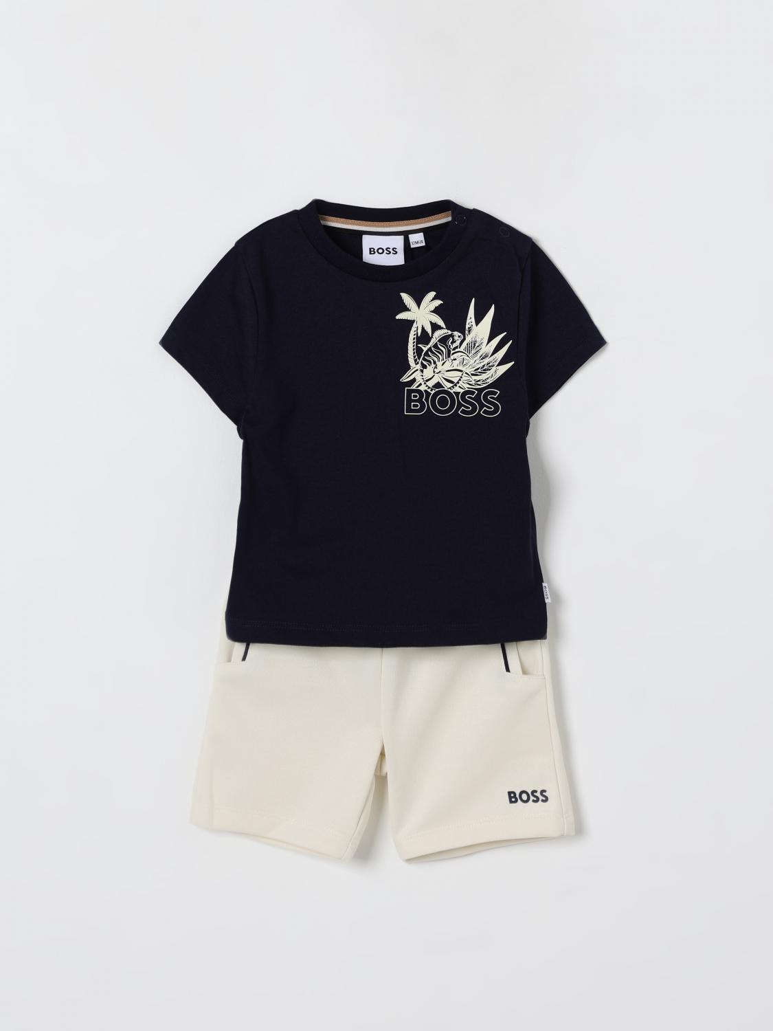 Hugo Boss Jumpsuit Boss Kids Color Blue In Blue