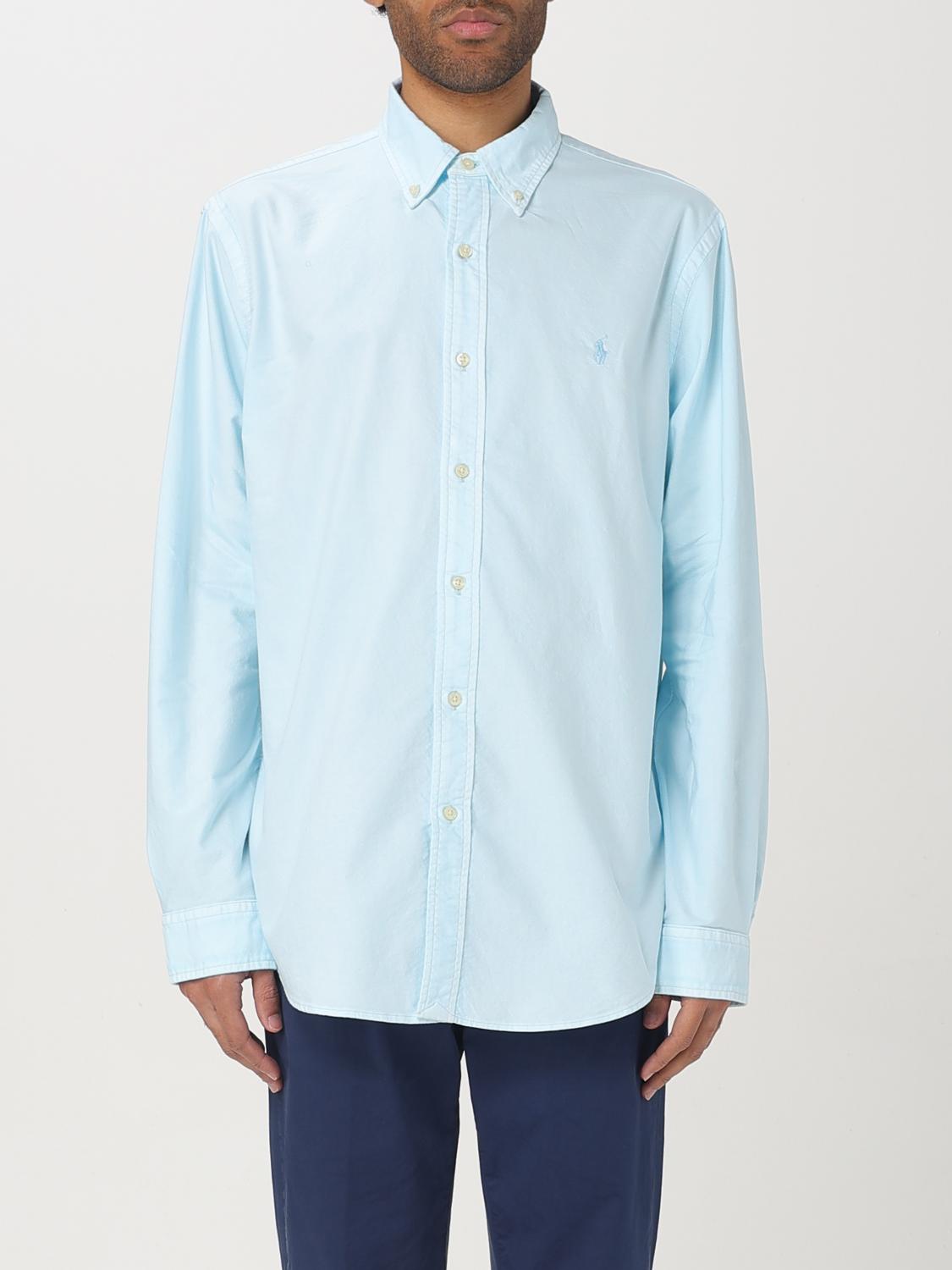 Polo Ralph Lauren Shirt Men Color Blue In Blue