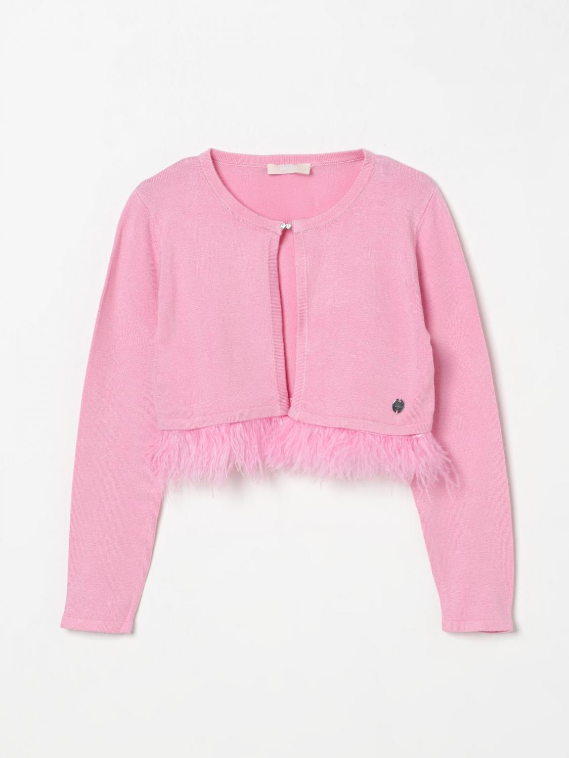 LIU •JO SWEATER LIU JO KIDS COLOR PINK G66073010