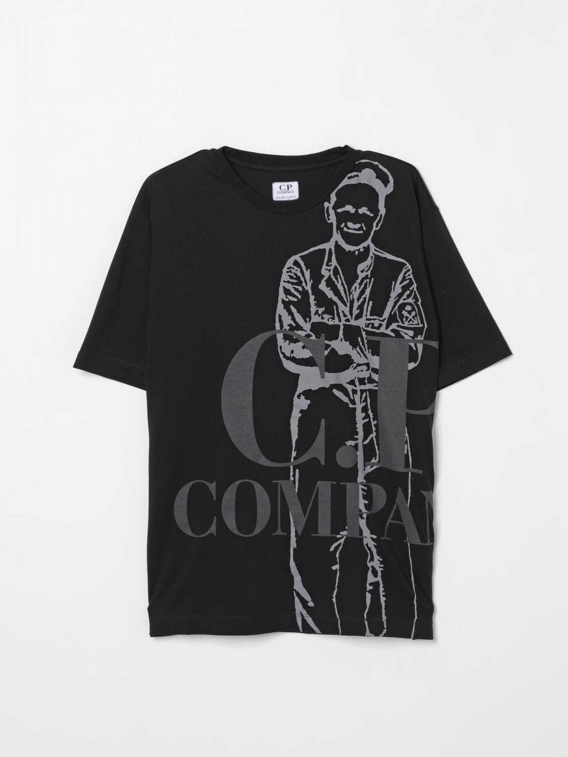 Shop C.p. Company T-shirt C. P. Company Kids Color Black