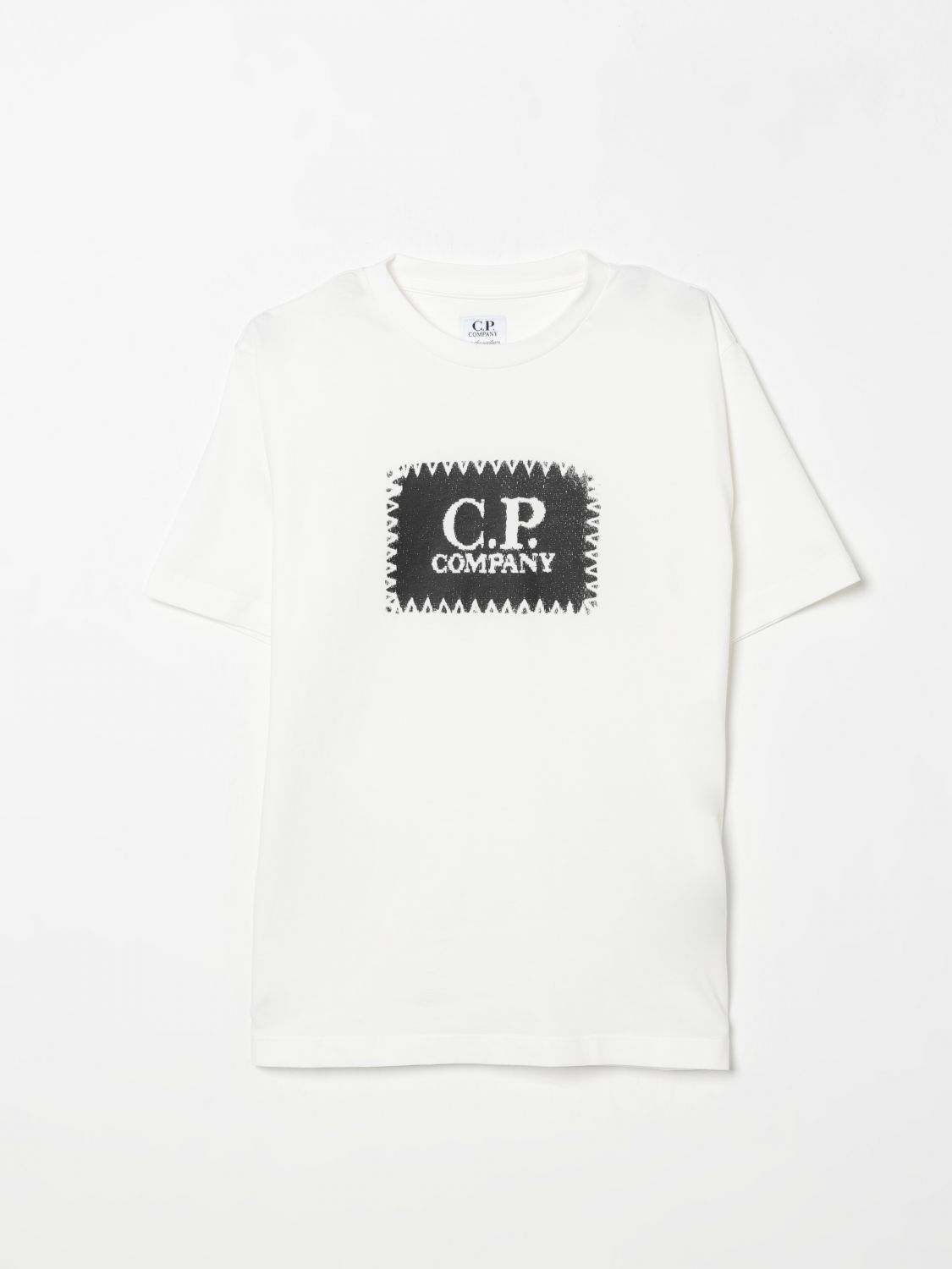 Shop C.p. Company T-shirt C. P. Company Kids Color White
