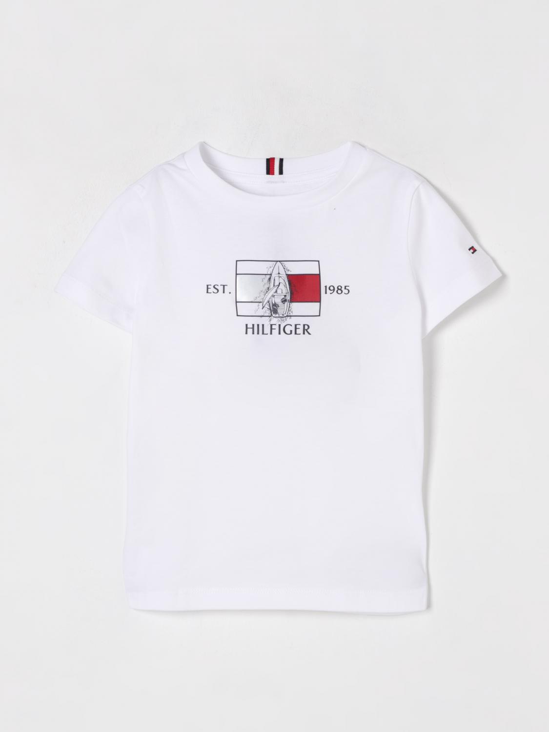 Tommy Hilfiger T-shirt Kids Color White In White