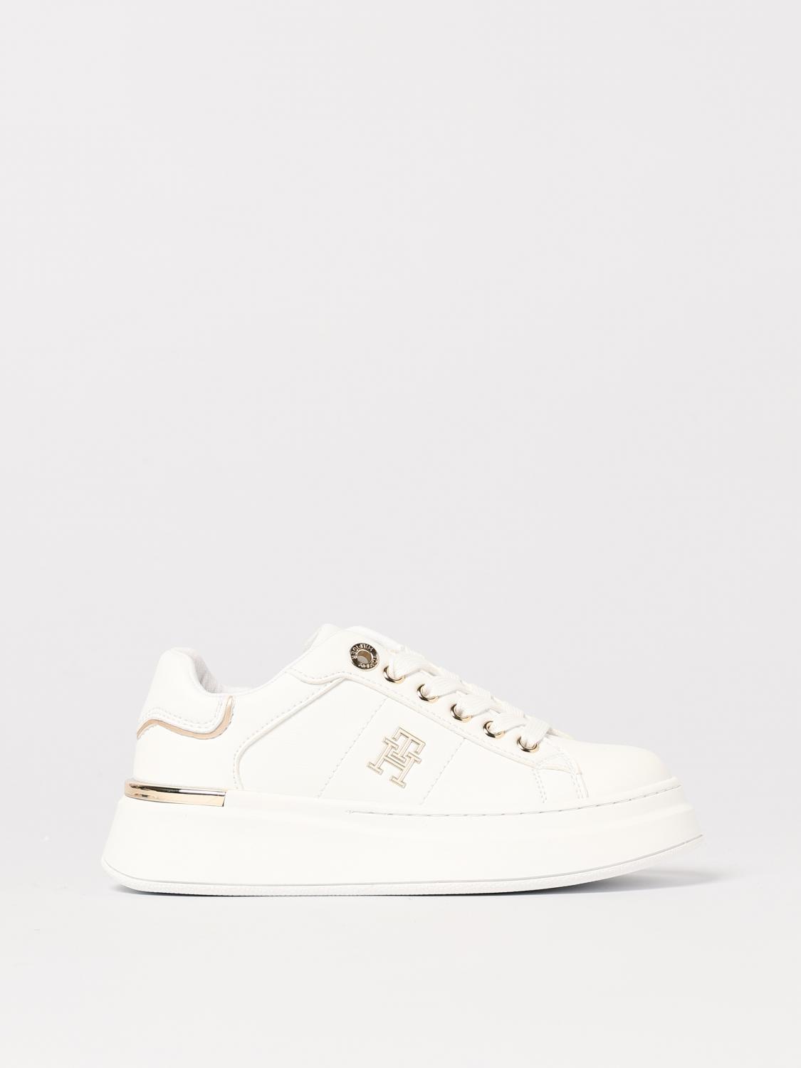 Shop Tommy Hilfiger Sneakers Kids Color White