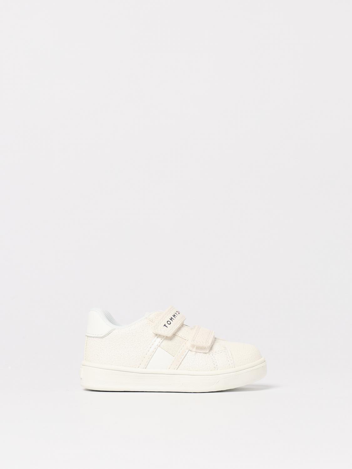 Shop Tommy Hilfiger Baby Boys' Sneakers Kids Color White