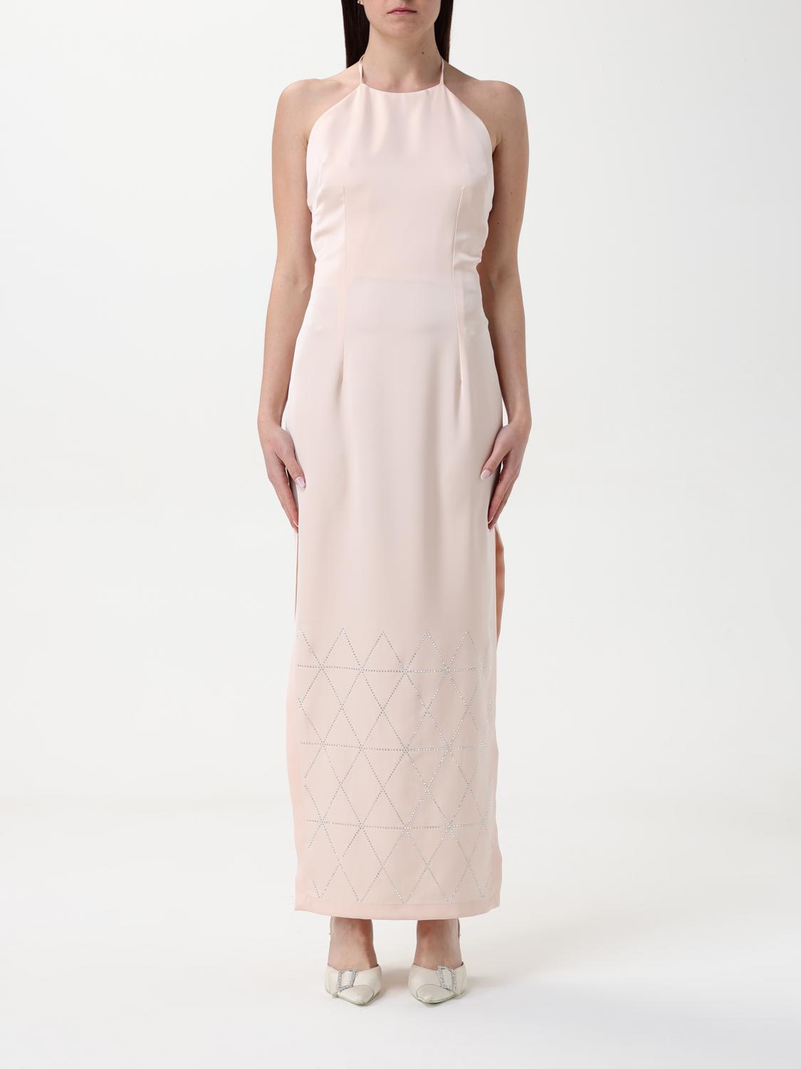 Shop Simona Corsellini Dress Woman Color Pink