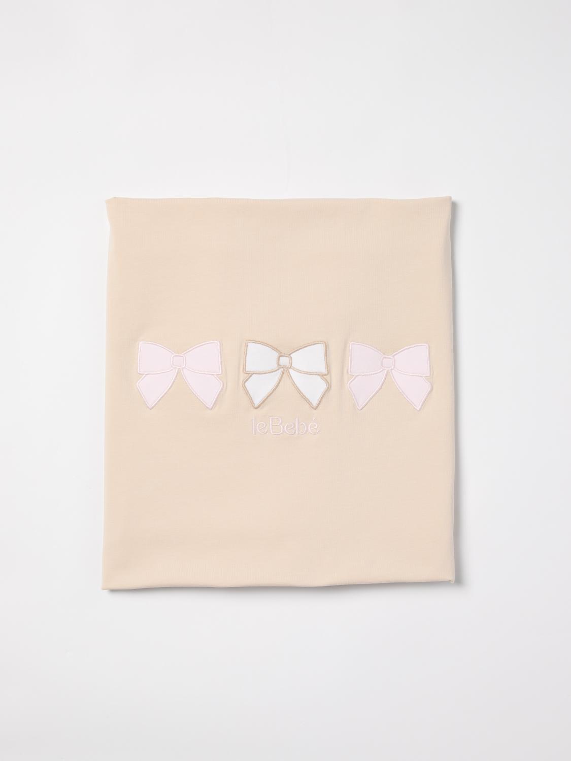 Le Bebé Blanket Le Bebe' Kids Color Beige In Beige