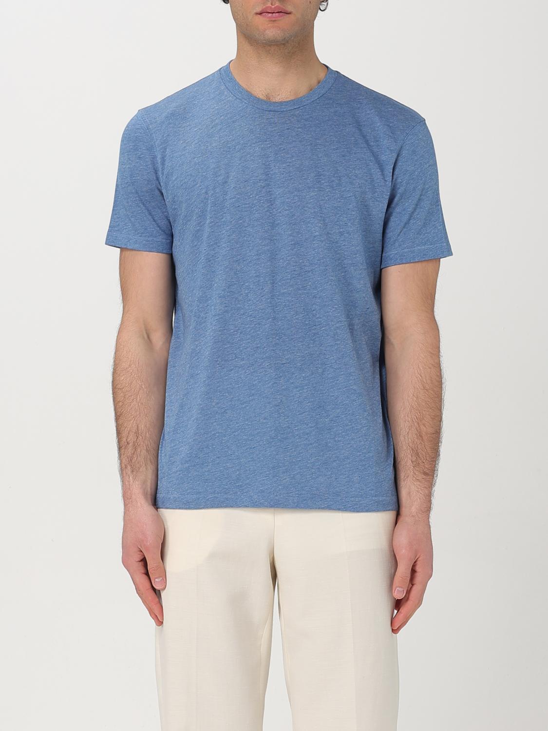 Tom Ford Crewneck Short-sleeved T-shirt In Blue
