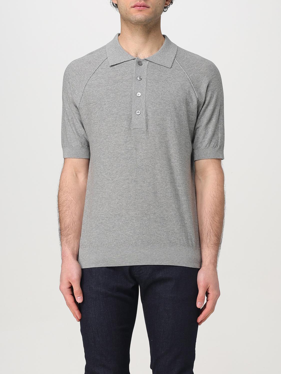 PAOLO PECORA Polo Herren Farbe Grau