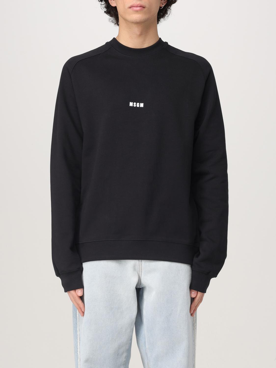 Msgm Sweatshirt Men Color Black In Black