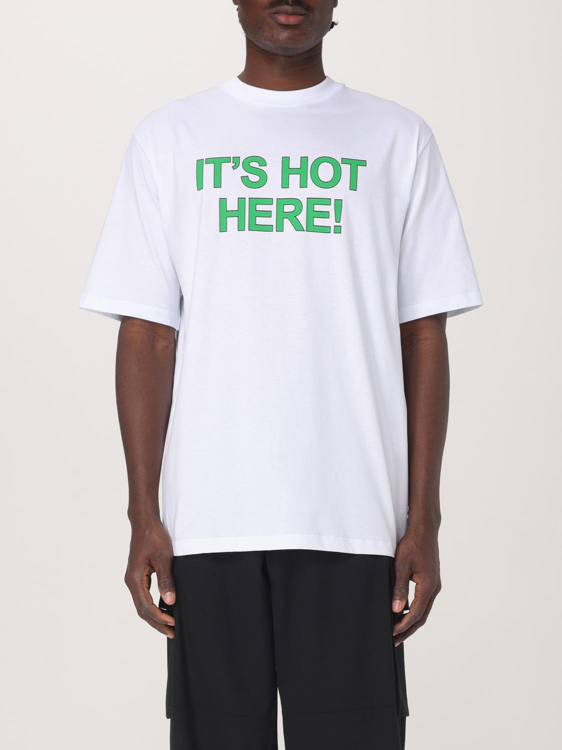 Msgm T-shirt Men Color White In White