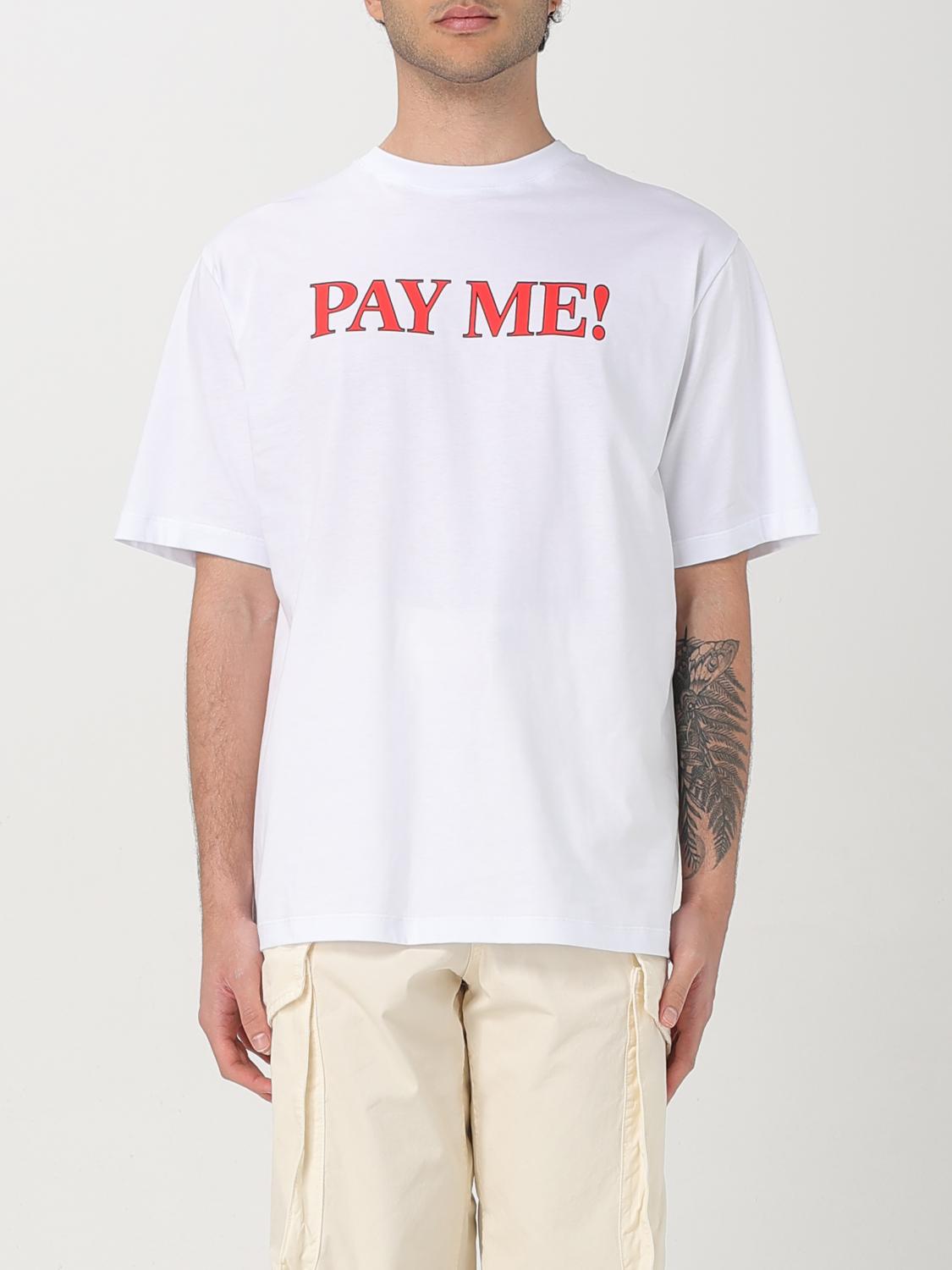 Msgm T-shirt Men Color White In White