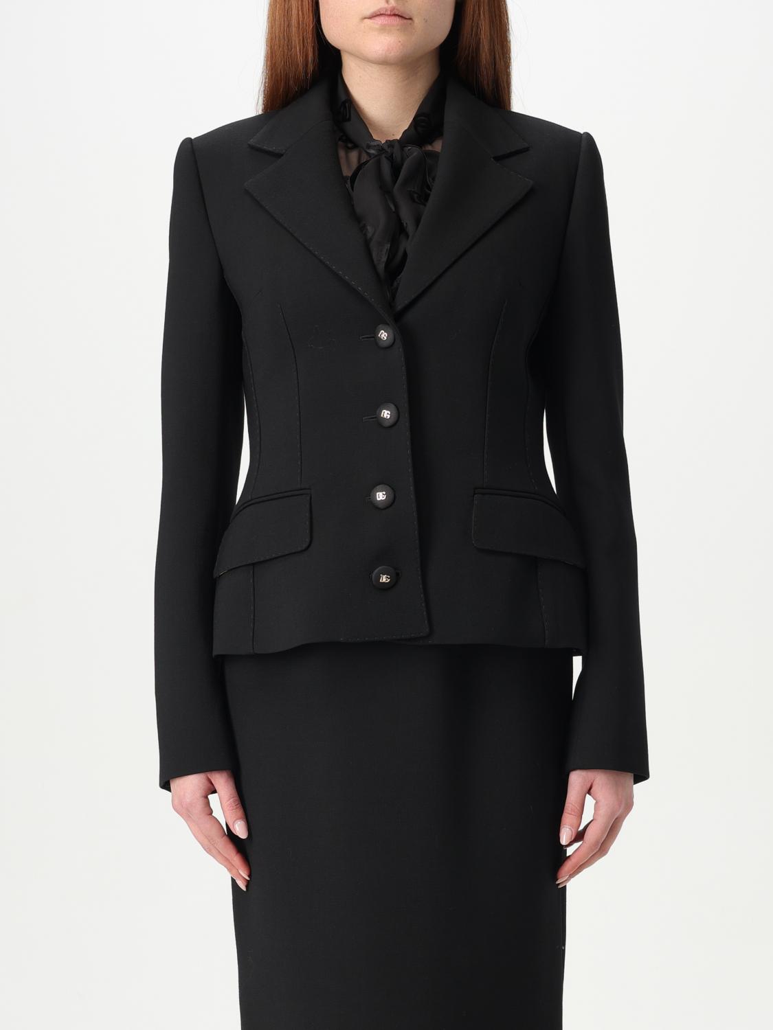 Dolce & Gabbana Blazer Woman Color Black In Black